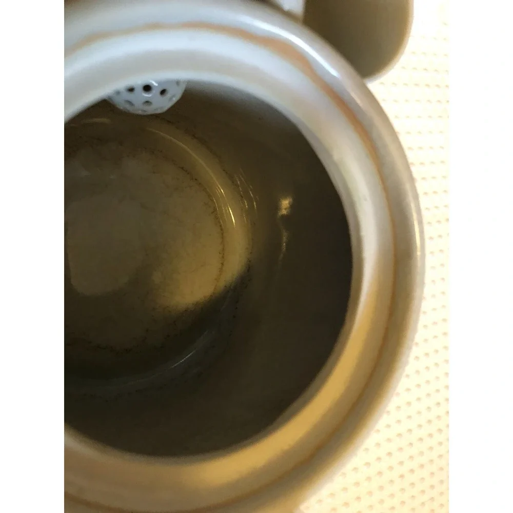 Japanese Kettle and Tea Cups - Sake - floral Ceramic - Japan -